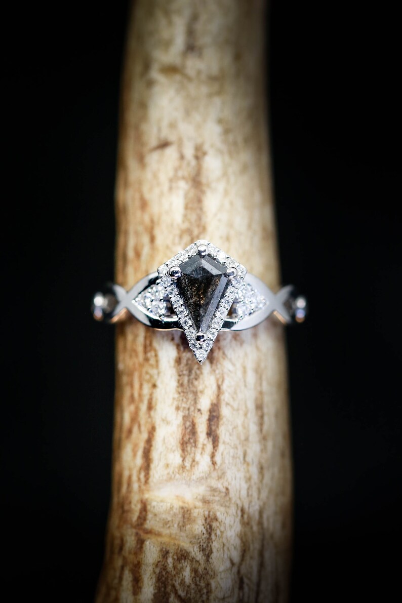 Salt and Pepper Diamond With a