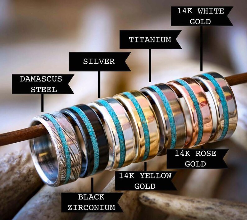 Hammered Titanium /& Patina Copper Stacking Band for Women Staghead Designs 4mm wide