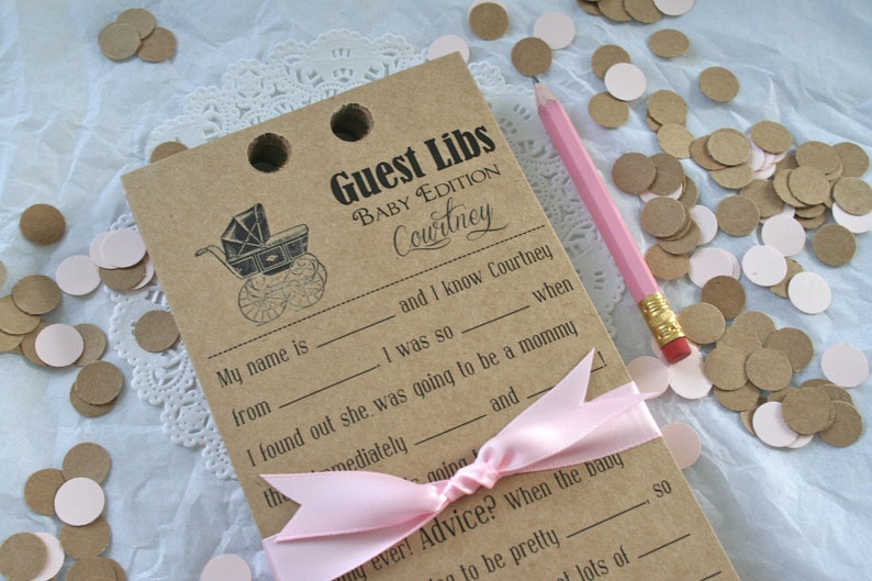 Baby Shower Games Baby Shower Keepsakes Etsy