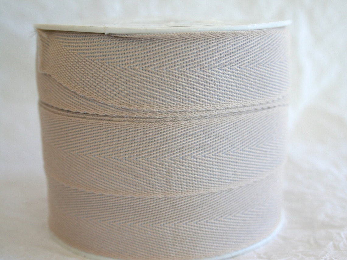Cotton Herringbone Apron Tape - Choose Colour, Width & Quantity For Upholstery & Cushion Making
