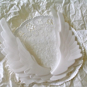 Sheer Angel Wings, Transparent Vellum