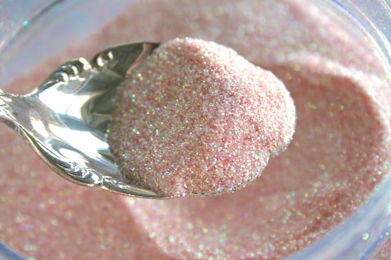 Peach Sorbet Glitter: Solvent Resistant Craft & Nail Art