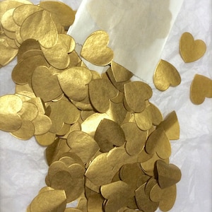 Metallic GOLD Wedding Confetti, Decorations, Tissue Confetti, BULK 2,800 Pieces!