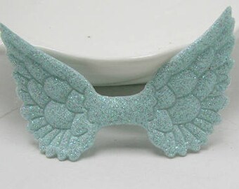 8 COULEURS Ailes scintillantes, ailes d'ange scintillantes, appliqués, patchs, poupées