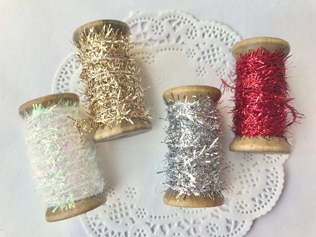Tinsel Twine String, 4 COLORS Etsy