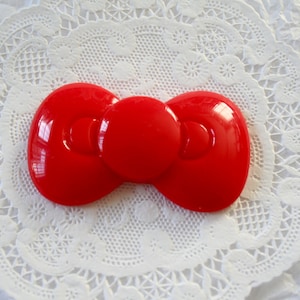 Kitty XL BOW Cabochon, Classic Red