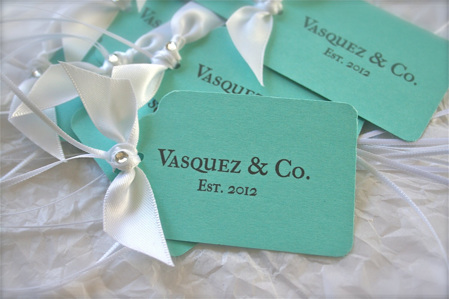 Bride & Co Personalized Tags Wedding Favors Thank You Etsy