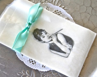 10 Breakfast at Themed Party Favor Bags, Audrey