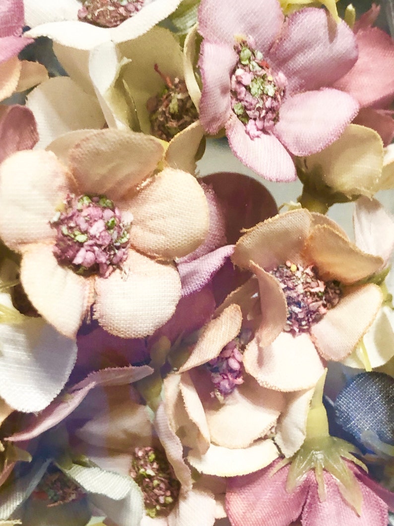 50 Silk Mini Daisies Millinery Flowers Etsy