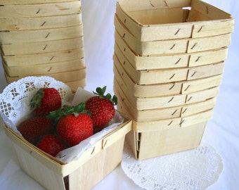 Wooden Berry Baskets