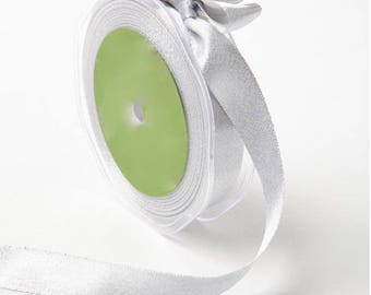 5/8" PLATINUM SILVER Sparkle Ribbon
