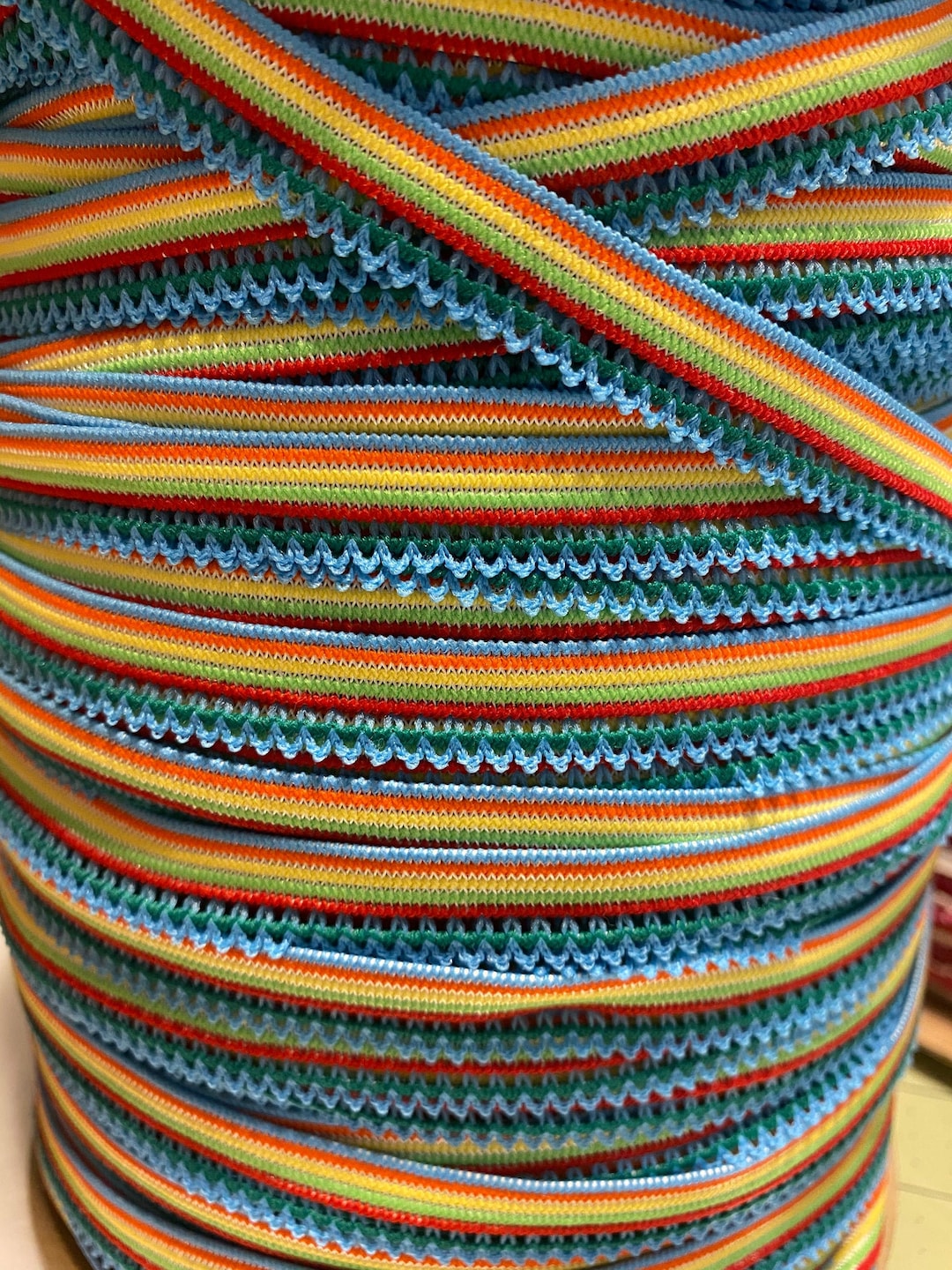 Glitter Retro Vintage Lingerie Rainbow Elastic Trim 5 Colors Etsy