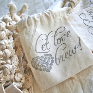 100 sacchetti di mussola per caffè Let Love Brew