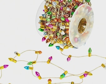 Miniature Christmas Tree Lights, Mini Tree Decor, Dollhouse