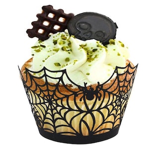 SPIDER WEB Cupcake Wrappers