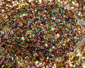 Confetti Nail Glitter Mix: Iridescent Craft Glitter