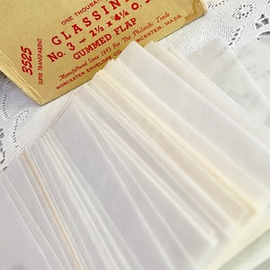 25 Vintage Glassine Envelopes