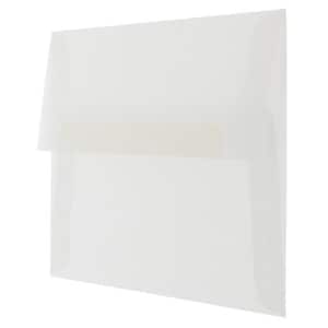 25 Clear Vellum Translucent A2 Envelopes