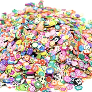 FIMO CLAY 1,000's of Slices, Mixed Variety, 20 Grams, Itty Bitty