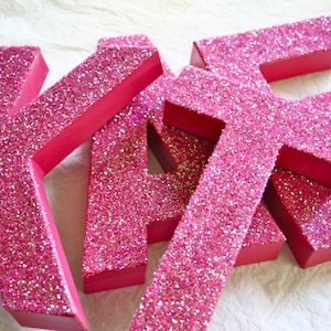 Brillo, letras o números brillantes, accesorios, boda, guardería, decoración del hogar o fiesta, independiente, CUALQUIER COLOR