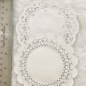 Garcia de Pou Ronde Doilies, 14 cm, Papier, Zwart, 14 x 30 x 30 cm
