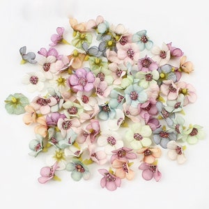 50 Silk Mini Daisies, Millinery Flowers