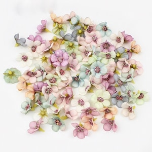 50 Silk Mini Daisies, Millinery Flowers