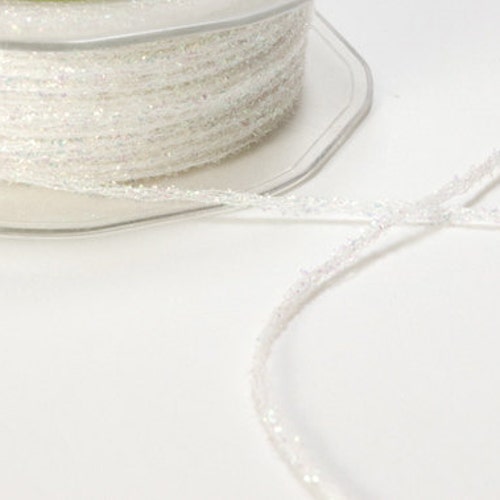 Glitter TWINE Tinsel Metallic String Ribbon GOLD Etsy
