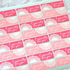 Doily Sticker Seals, Especially For You
