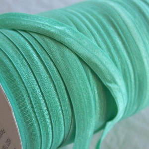 5/8&quot; Fold Over Elastic, UP TO 100 YARDS, Tropical Blue, Free Shipping on orders over 35USD before tax