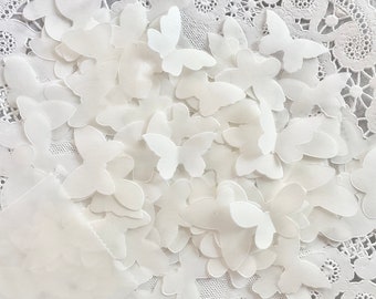 Dissolvable Wedding Confetti, BULK Butterflies, Hearts or Circles, Wedding Send Off Toss