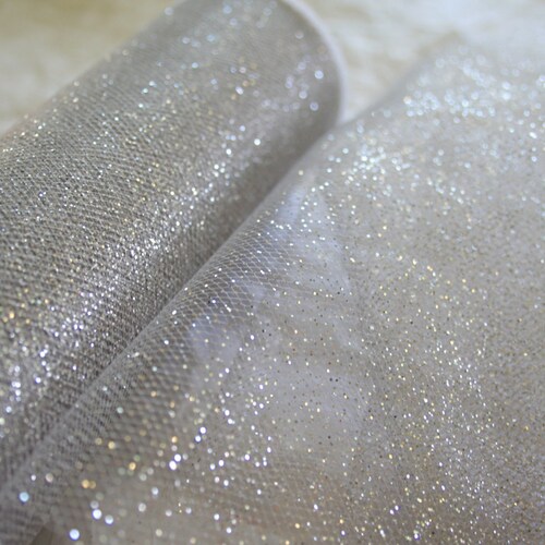 Silver Glitter Tulle Lagertha