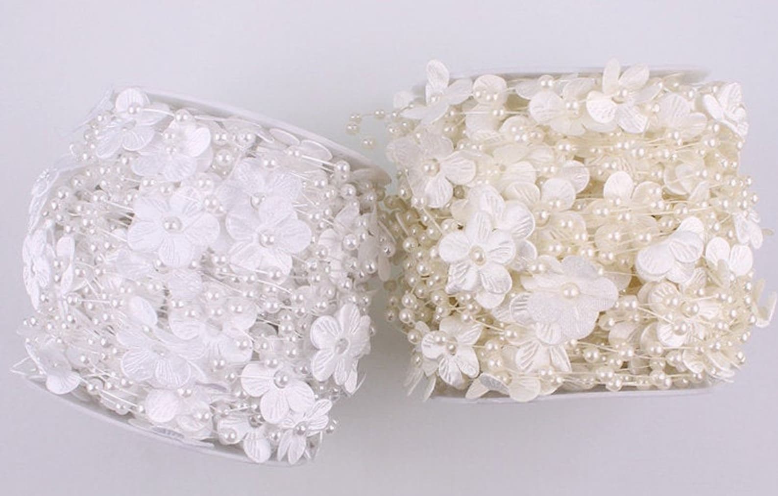 Pearls & Blooms String Wedding Trim Ribbon String | Etsy