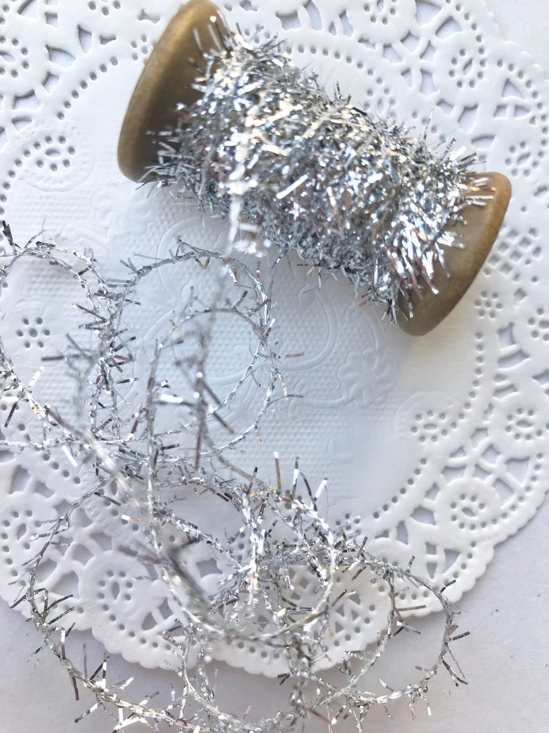 Tinsel Twine String 4 COLORS Etsy