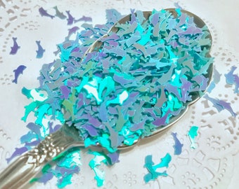 Holographic Dolphin Glitter: Resin Nail Art Confetti