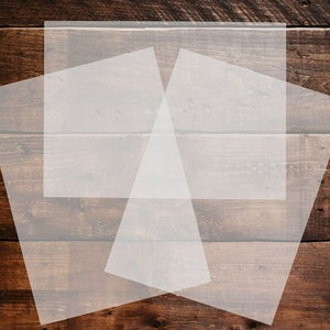 50 Vellum Translucent Sheets, 8.5 X 11