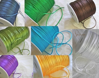 SATIN CORD, Jewelry, Kumihimo, Rattail