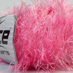ICE Yarn, PINK Eyelash Hand Knitting Yarn