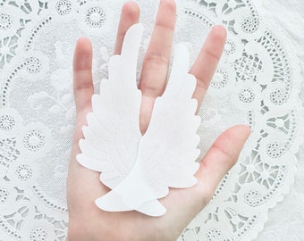 4" Dissolvable Confetti: Memorial Wings, Hearts, Circles, Leaves