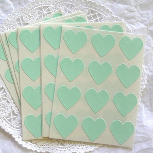 108 Heart Stickers, Sticker Seals, 9 COLORS