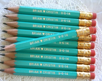 Mini Personalized Pencils, PERSONALIZED Favors