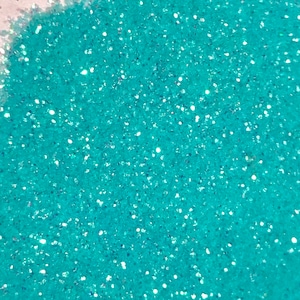 Light Turquoise Craft Glitter: Solvent Resistant, Nail Art, Tumblers