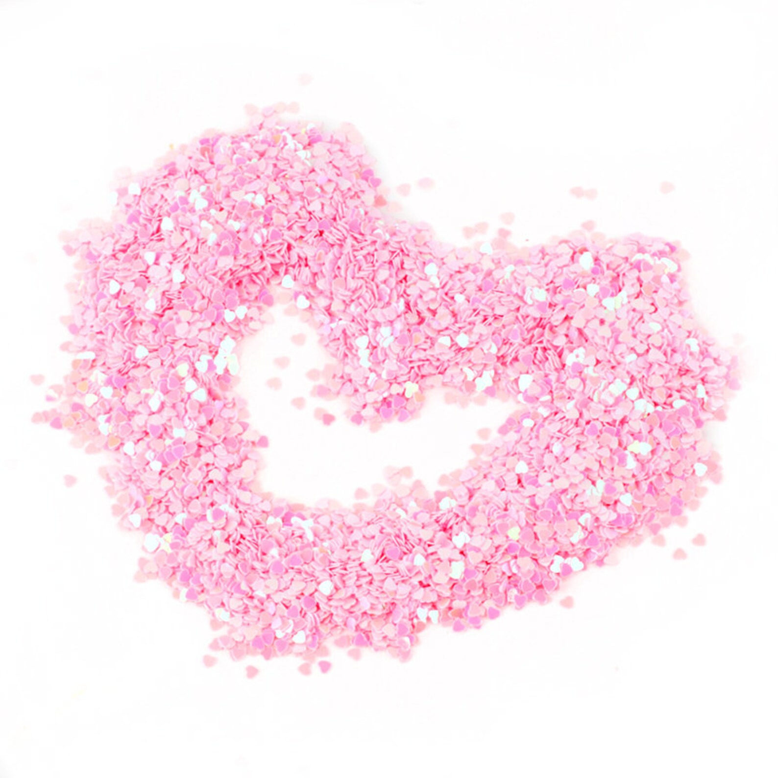 sequin hearts