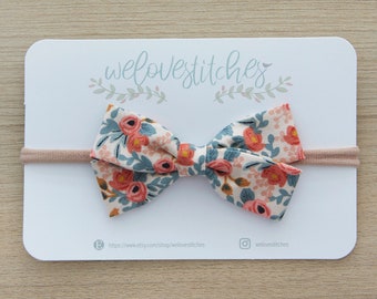 Bow Fabric headbands - newborn headbands - bow Headband - baby headband - headbands - Bow 30