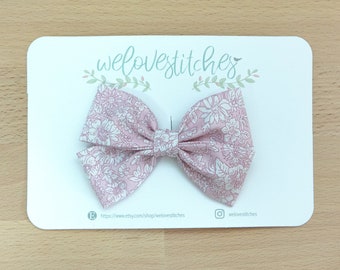 Liberty of London Bow Fabric hair clips - newborn headbands - bow Headband - infant headband - baby headband - Bow 63