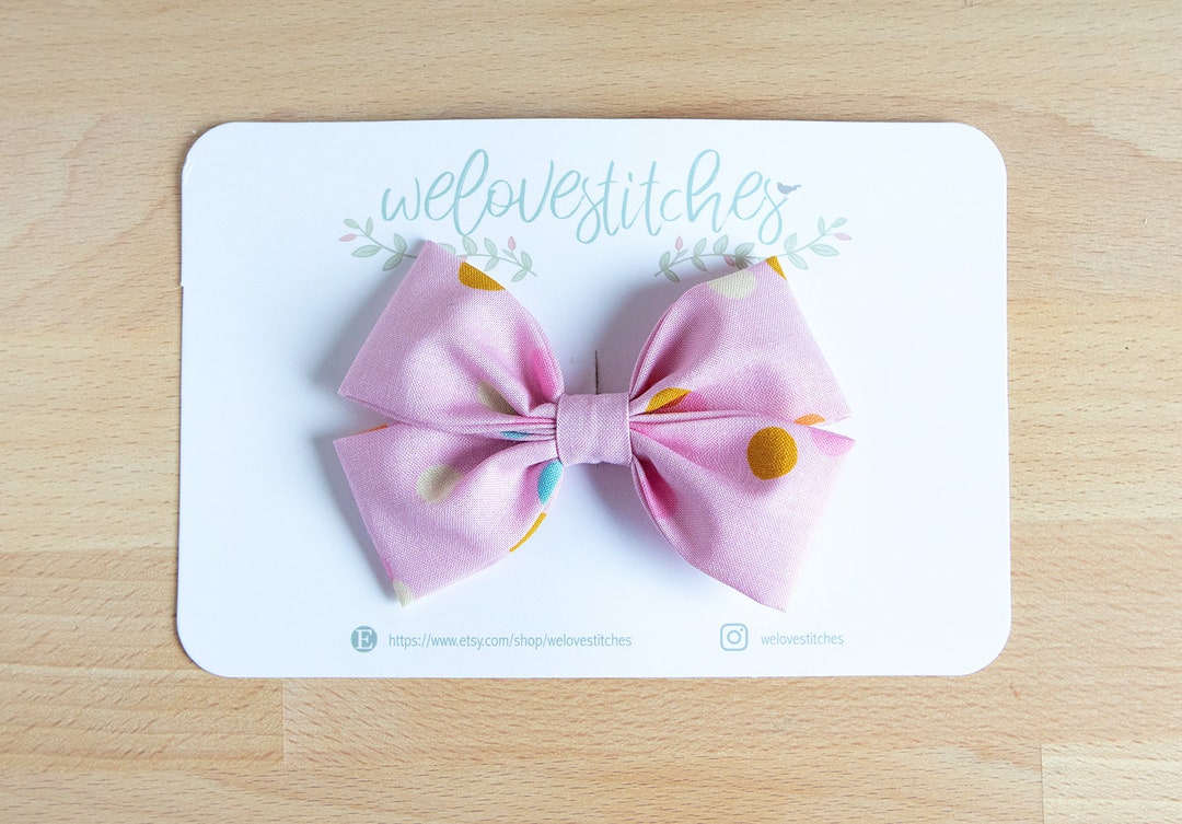 4 Bandeaux Bébé Fille Nœud Papillon Élastique - Lot Mignon Couvre-Chef Tout-Petit 0-3 Ans - Accessoire Coiffure