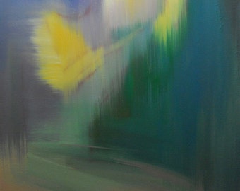 Abstract Oil Painting, Figurative Artwork, Contemporary Ballerina Painting, Canvas Modern Dancer Art