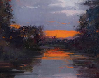 Pintura al óleo de paisaje - Arte de la naturaleza, Pintura impresionista, Arte paisajístico de Yuri Pysar