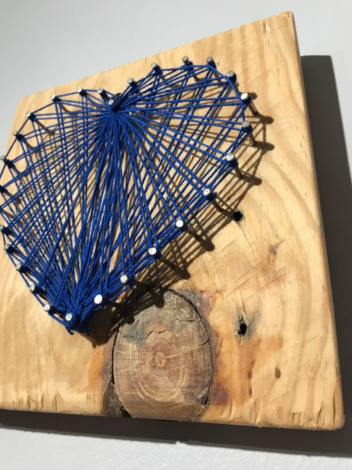 Driftwood Heart Hanging String Art Valentines Love Etsy