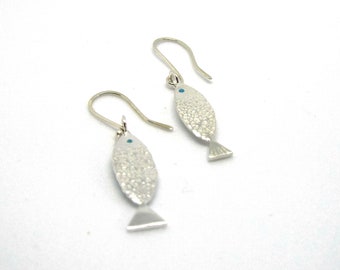 Silver Fish Earrings